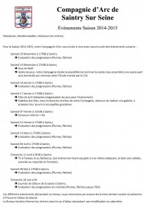 Chronologie Evenements 2014_2015