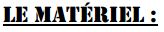 Materiel